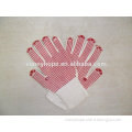 Sunnyhope pvc dotted safety hand gloves/dop for pvc dotted gloves